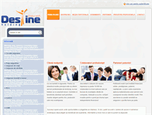 Tablet Screenshot of destine-holding.ro